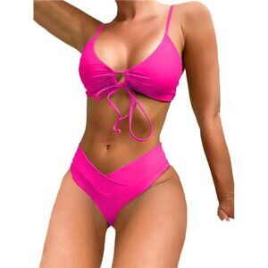 Women's High Cut Triangle Bikini Set Sexy 2 Piece Bathing Suit Swimsuit